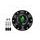 Tank filler cap ACCOSSATO FC123 for Triumph motorbikes with quick release machined from billet aluminium Green
