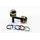 Bar ends PUIG SHORT WITH RING 8024N colour rings included