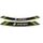 Rim strip PUIG Z1000 7590V green set of 8 rim strips