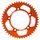 Rear ALU sprocket SUPERSPROX RAL-4:47-ORG orange 47T, 420