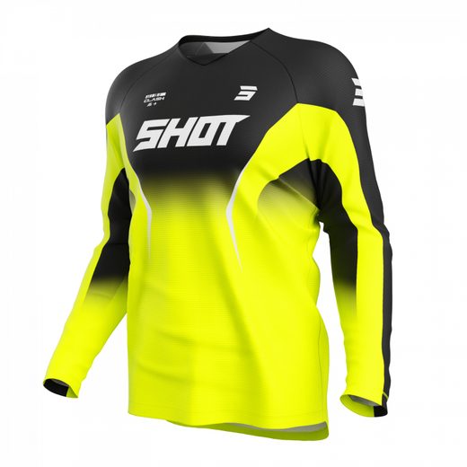 JERSEY SHOT DRAW CLASH A04-12D-A03-10 NEON YELLOW L