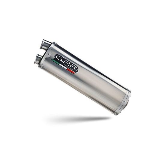 CIJELI ISPUŠNI SUSTAV GPR DUAL INOX E5.CO.Y.230.1.CAT.DUAL.IO BRUSHED STAINLESS STEEL INCLUDING REMOVABLE DB KILLER AND CATALYST
