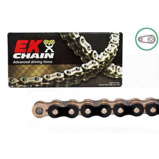 CHAIN KIT EK - CRNI CHAIN 520 SRX, X-RING (X, NX, QX, XS), CHK FRONT SPROCKET JT, CHK REAR SPROCKET JT FOR KTM 690 RALLY REPLICA 2009-2010