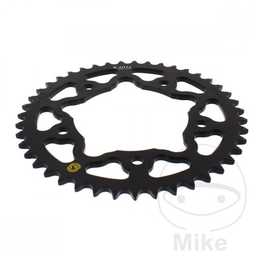 LANČENIK ZADNJI JMT ALUMINIUM BLACK 43T, FOR 520 CHAIN