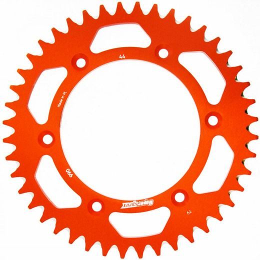 REAR ALU SPROCKET SUPERSPROX RAL-990:44-ORG ORANGE 44T, 520