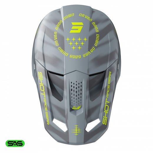 HELMET SHOT SPEED TIGER A04-21OB-E03 GREY MATT S