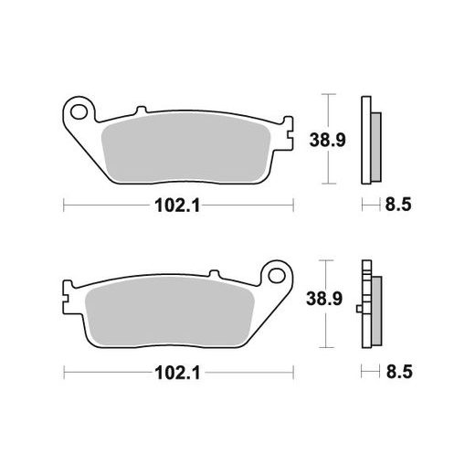 DISK PLOČICE BREMBO 07098 CC SCOOTER