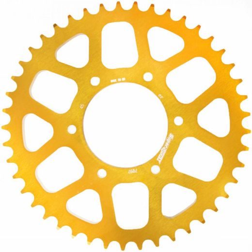 REAR ALU SPROCKET SUPERSPROX RAL-7097:45-GLD ZLATO 45T