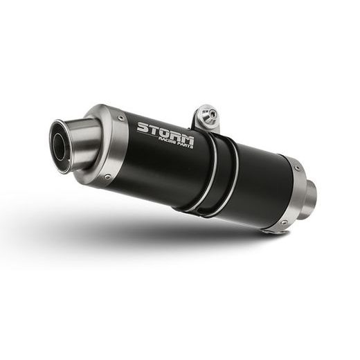 CIJELI ISPUŠNI SUSTAV 2X1 STORM GP Y.045.LXSB STEEL BLACK