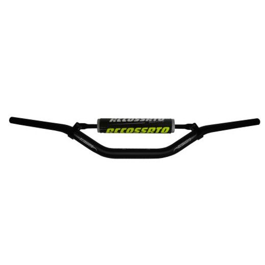 HANDLEBAR ACCOSSATO ALUMINIUM, 28.5 MM CRNI