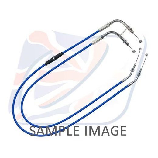 THROTTLE CABLE (PAIR) VENHILL Y01-4-211 FEATHERLIGHT PLAVI