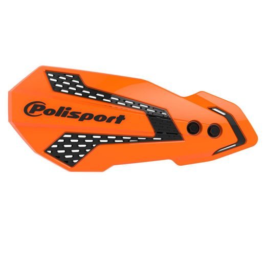 HANDGUARD POLISPORT MX FLOW 8308200005 WITH MOUNTING SYSTEM ORANGE 16/BLACK