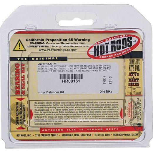 COUNTER BALANCER KIT HOT RODS HR00181