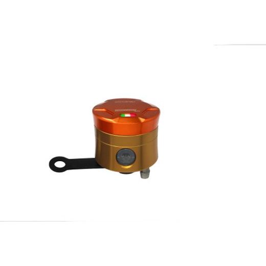 BRAKE FLUID RESERVOIR ACCOSSATO CNC-WORKED STRAIGHT BRACKET INCLUDED ORANGE
