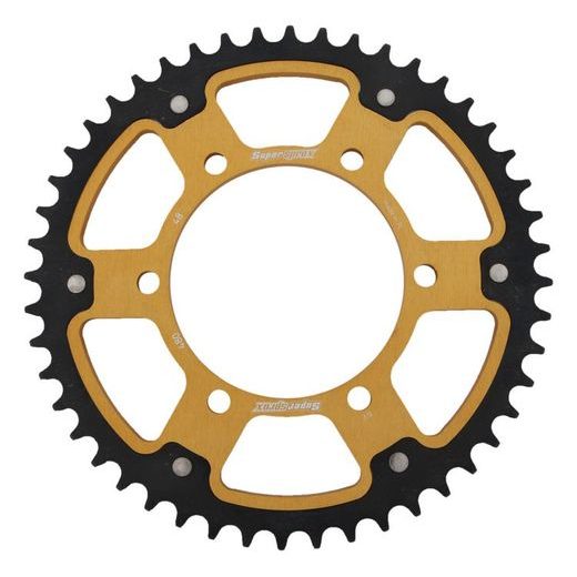 REAR SPROCKET SUPERSPROX STEALTH RST-480:48-GLD ZLATO 48T, 525