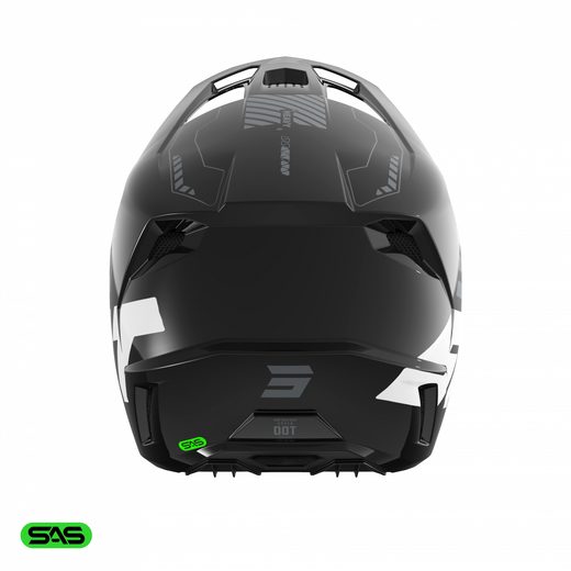 HELMET SHOT SPEED HEAVY A04-21OB-A01 BLACK GLOSSY XL