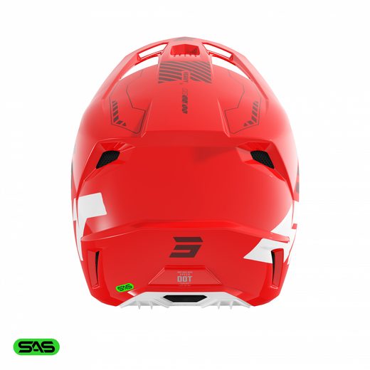 HELMET SHOT SPEED HEAVY A04-21OB-A02 RED GLOSSY XL