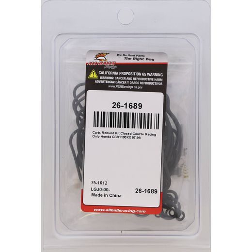 CARBURETOR REBUILD KIT ALL BALLS RACING CARK26-1689