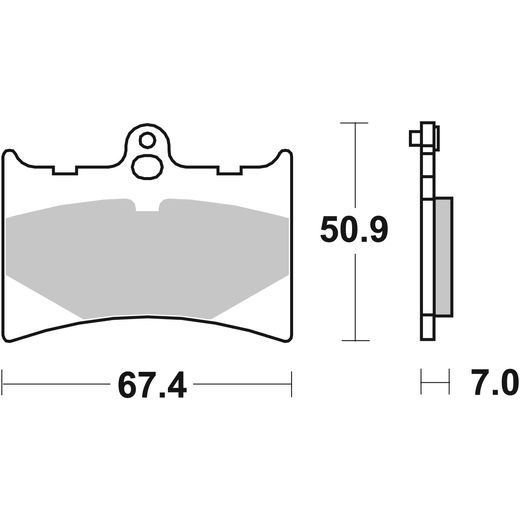 DISK PLOČICE BREMBO 07GR5605 CC ROAD