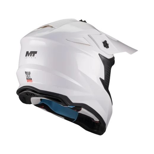 MOTOCROSS HELMET MT HELMETS FALCON S PURE A0 GLOSS PEARL XL