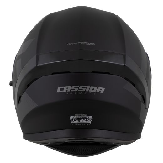FULL FACE HELMET CASSIDA ORBIT GRIND BLACK MATT, GRAY XS