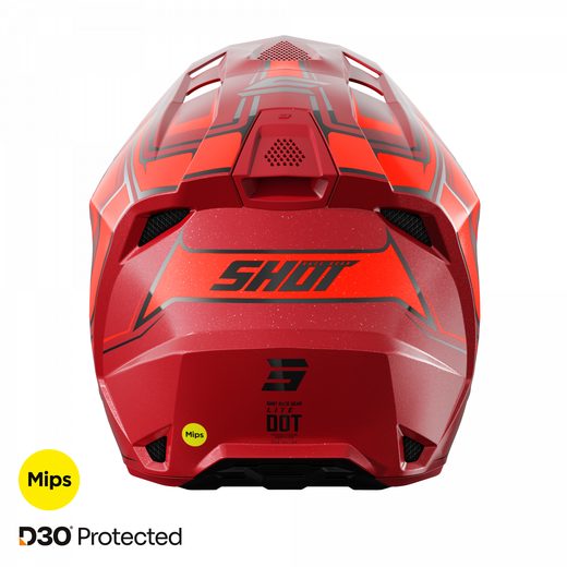 HELMET SHOT LITE GLORY A04-21OA-B03 RED PEARLY XL