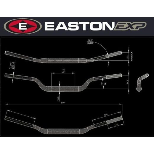 HANDLEBAR EASTON EXP EXP M 94 56