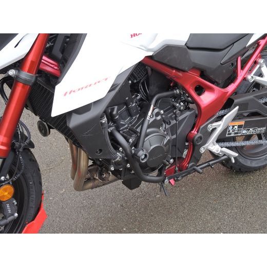 ENGINE GUARDS RDMOTO CF166KDPH01 CRNI (WITH PROTECTORS) FOR HONDA CB 750 HORNET 2022-2025