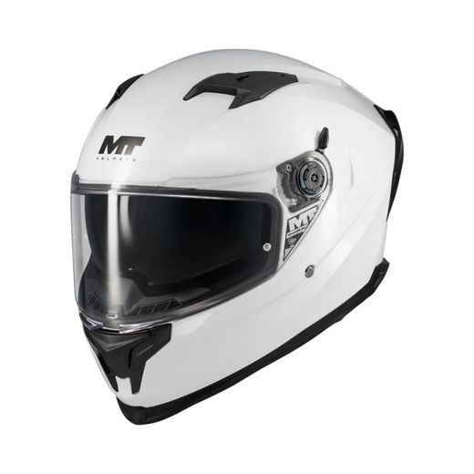 FULL FACE HELMET MT HELMETS BRAKER SV PURE A0 GLOSS XL
