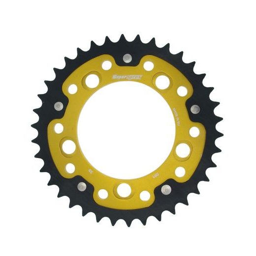 REAR SPROCKET SUPERSPROX STEALTH RST-991:38-GLD ZLATO 38T, 525