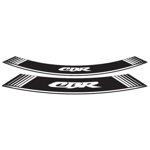 RIM STRIP PUIG CBR 5524B WHITE SET OF 8 RIM STRIPS