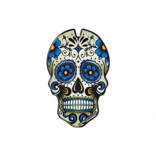 TANK PAD PUIG SKULL 3673A PLAVI