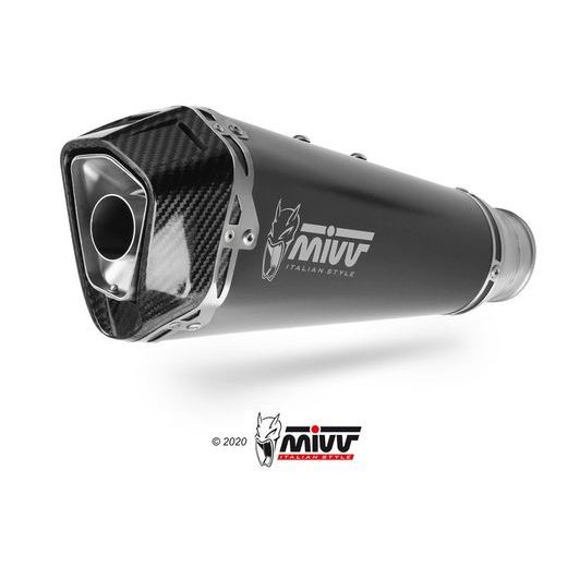 SILENCER MIVV DELTA RACE D.027.LDRB BLACK STAINLESS STEEL