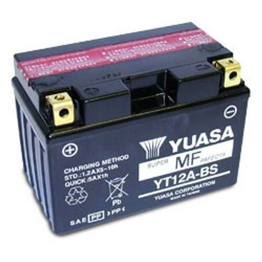 BATTERY YUASA YT12A-BS