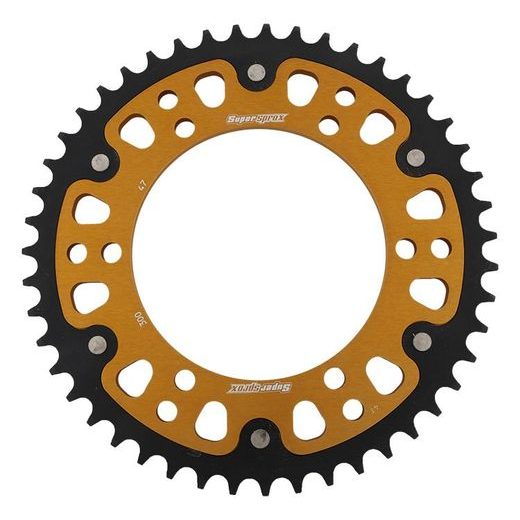 REAR SPROCKET SUPERSPROX STEALTH RST-300:47-GLD ZLATO 47T, 525