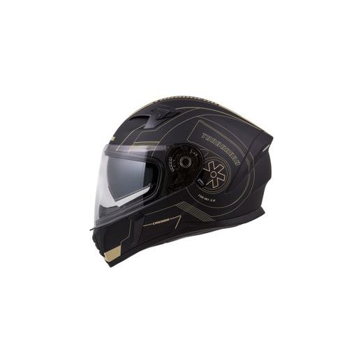 FULL FACE HELMET CASSIDA INTEGRAL 3.0 TURBOHEAD BLACK MATT/ GOLD 2XL