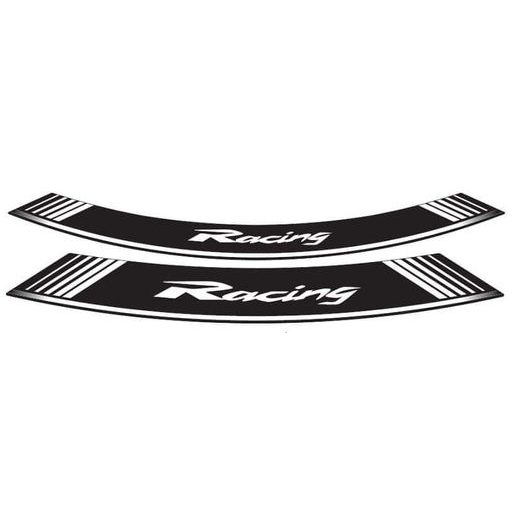 RIM STRIP PUIG RACING 5531B WHITE SET OF 8 RIM STRIPS