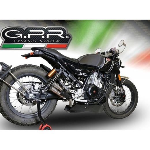 CIJELI ISPUŠNI SUSTAV GPR F205 MD.4.RACE.F205 BRUSHED STAINLESS STEEL