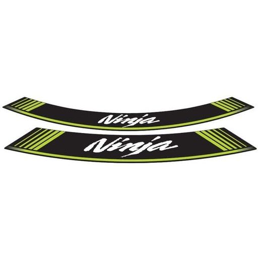 RIM STRIP PUIG NINJA 5528V GREEN SET OF 8 RIM STRIPS