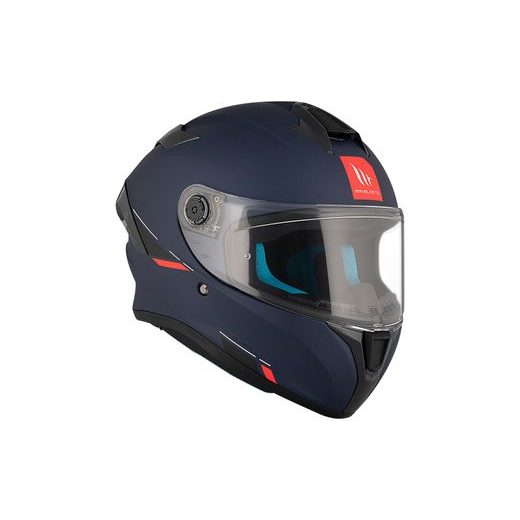 FULL FACE HELMET MT HELMETS TARGO S SOLID A7 MATT BLUE S