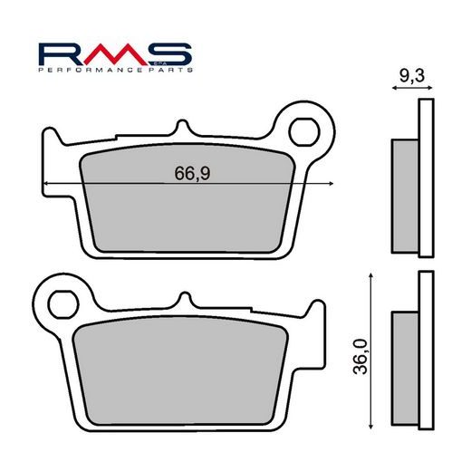 DISK PLOČICE RMS 225101453 ORGANIC