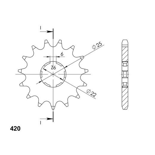PREDNJI LANČANIK SUPERSPROX CST-251:13