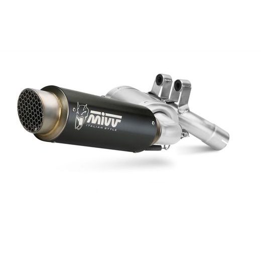 SILENCER MIVV GPPRO B.038.LXBP BLACK STAINLESS STEEL