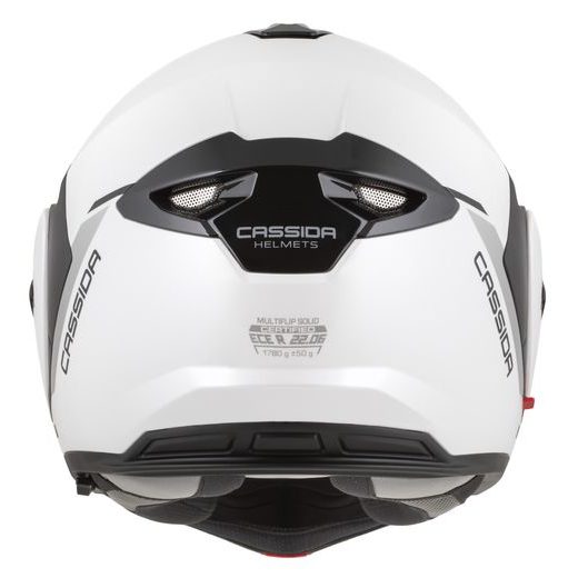 FULL FACE HELMET CASSIDA MULTIFLIP SOLID BLACKOUT PEARL WHITE/BLACK XL