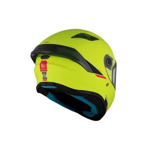 FULL FACE HELMET MT HELMETS TARGO S SOLID A3 MATT YELLOW XXS