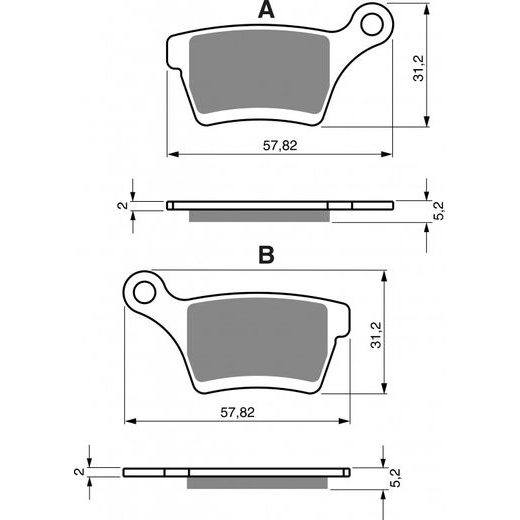 DISK PLOČICE GOLDFREN 400 AD