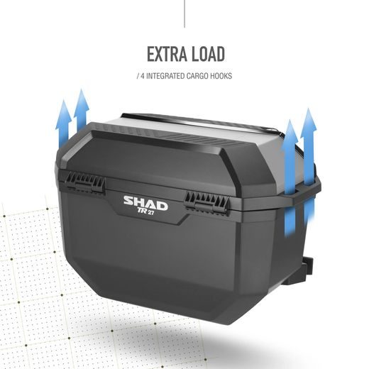 SIDE CASES SHAD TR27 D0TR27200 ALUMINIUM (PAIR)