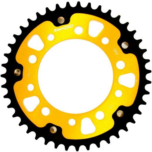 REAR SPROCKET SUPERSPROX STEALTH RST-1303:43-GLD ZLATO 43T, 520