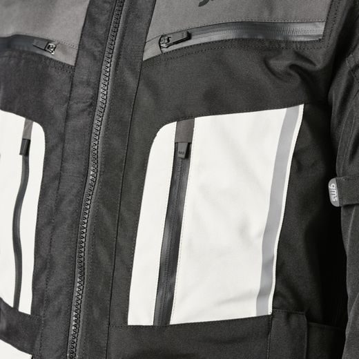 JACKET GMS TIGRIS WP ZG55015 BLACK-GREY-WHITE 2XL