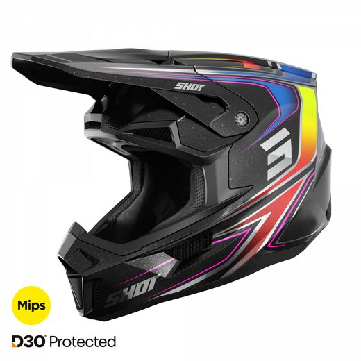 HELMET SHOT LITE GLORY A04-21OA-B01 BLACK PEARLY S